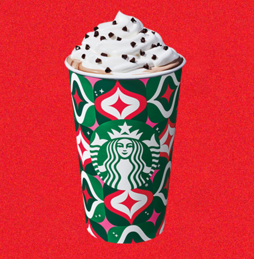 2023 Starbucks Holiday Cups Menu Treats Drinks Christmas
