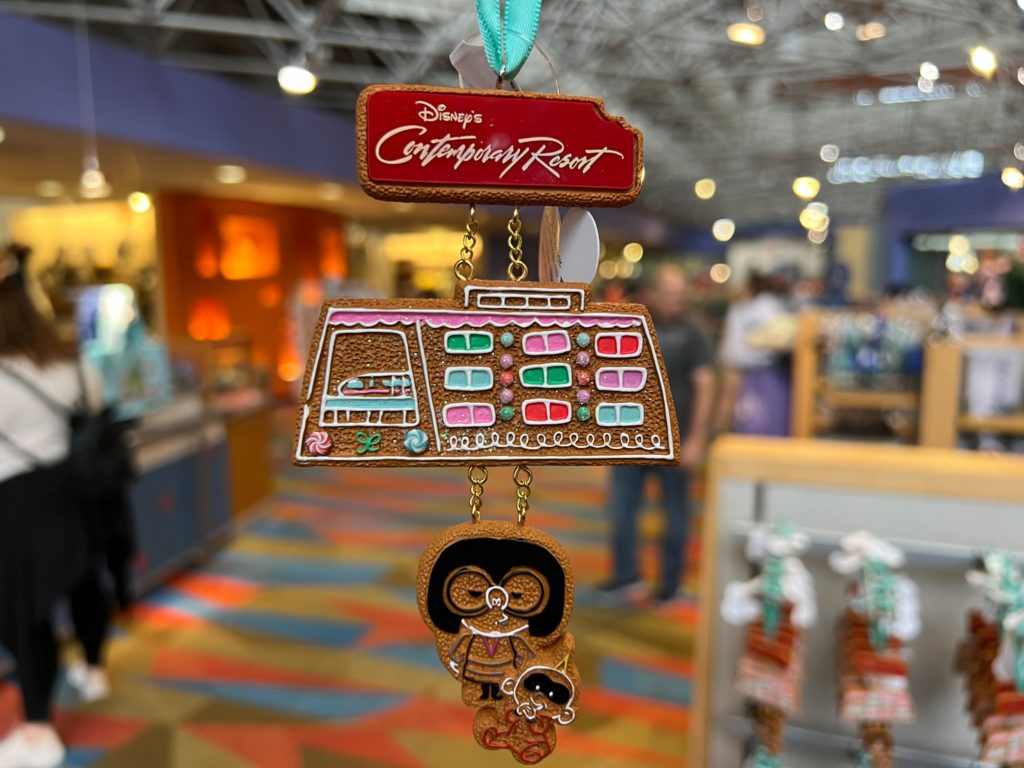 Disney Contemporary Resort Gingerbread Ornament