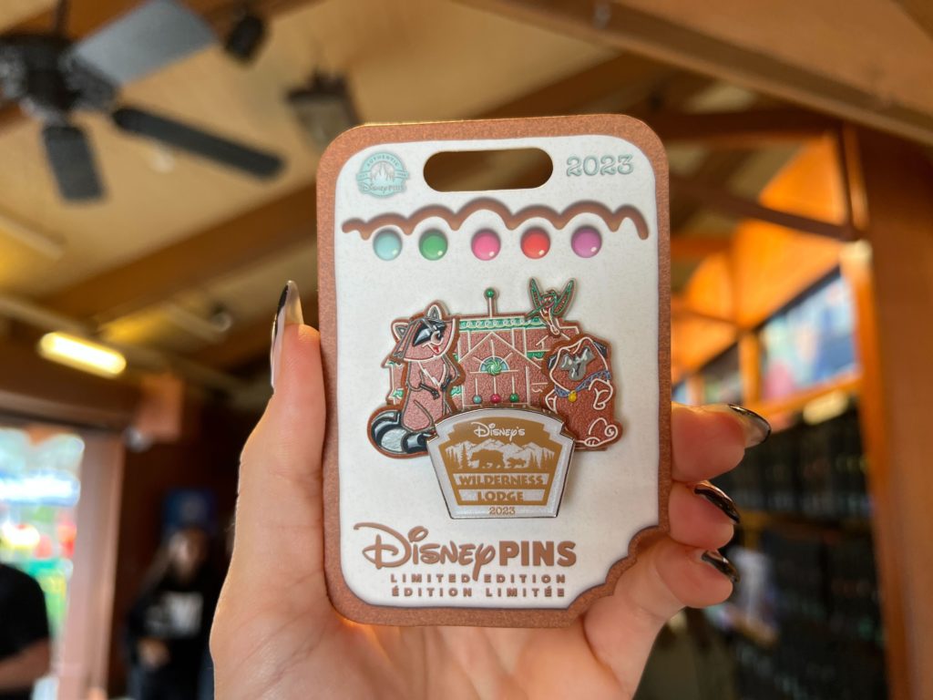 Walt Disney World Resort Gingerbread Pins Wilderness Lodge