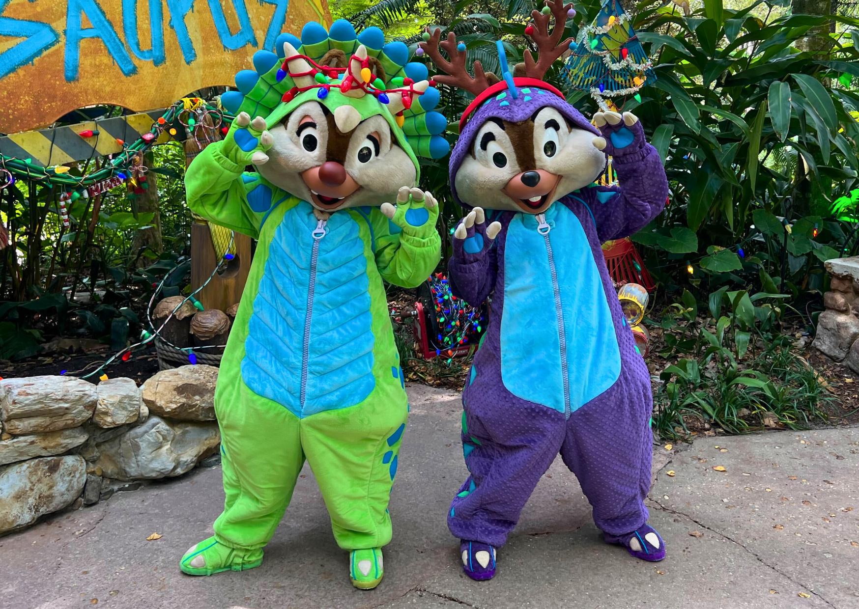 Chip 'n Dale's Holiday Outfits