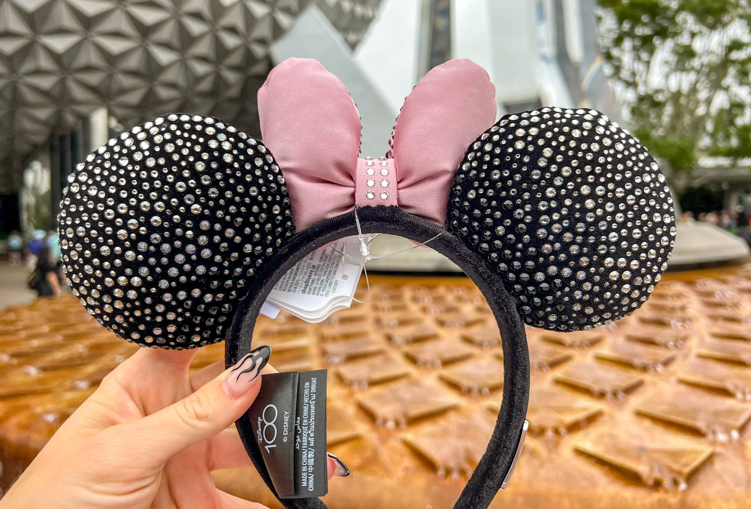 Diadema de orejas de Minnie DISNEYLAND París Minnie Mouse bow r