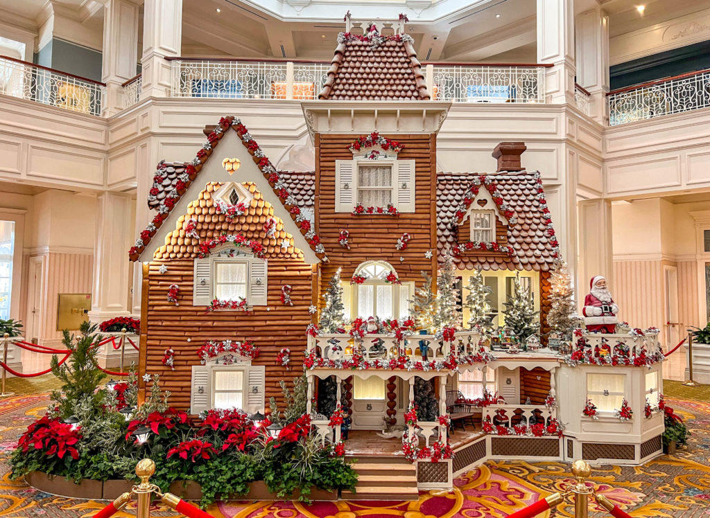 Grand Floridian gingerbread house in progress