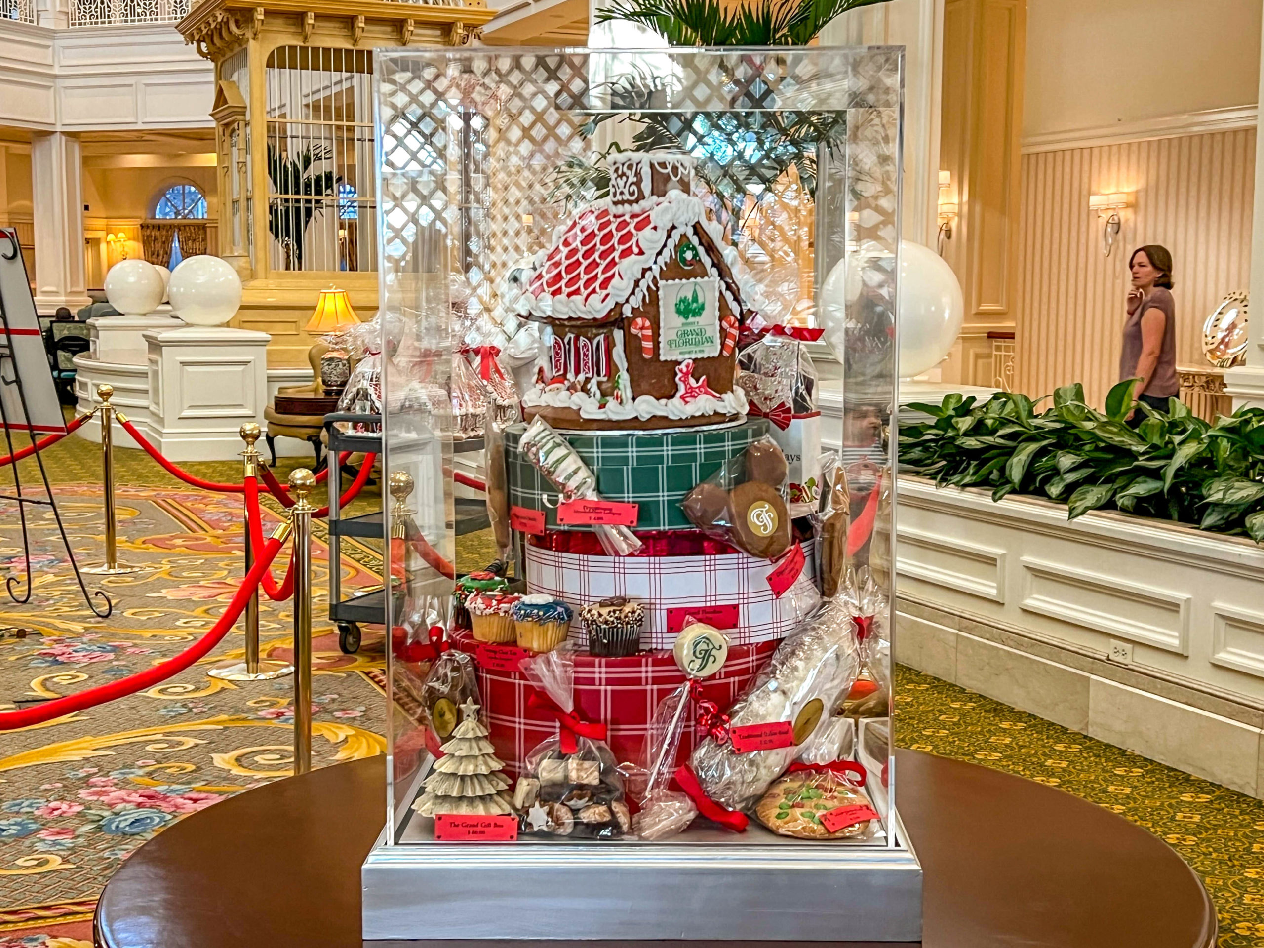 Grand Floridian gingerbread house goodies