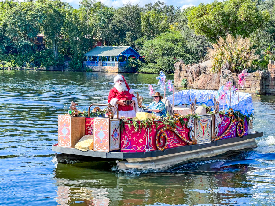 Animal Kingdom Holidays Christmas Flotillas Santa Pluto Scrooge Band