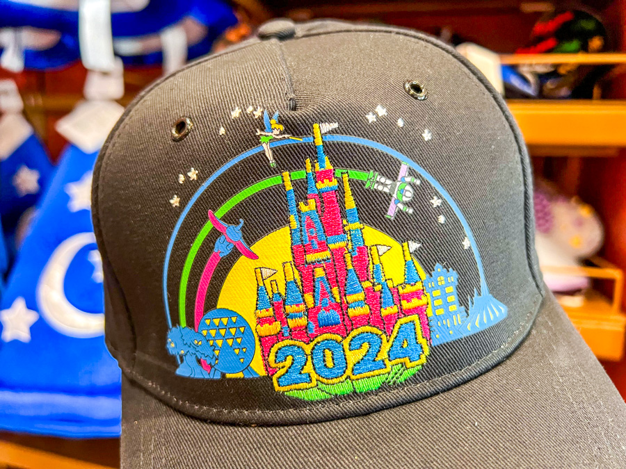 Disney World 2024 New Year's Merchandise Collection Ears Pins Hats