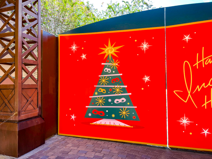 Hollywood Studios Holiday Christmas Decorations Jollywood Nights Pixar Place