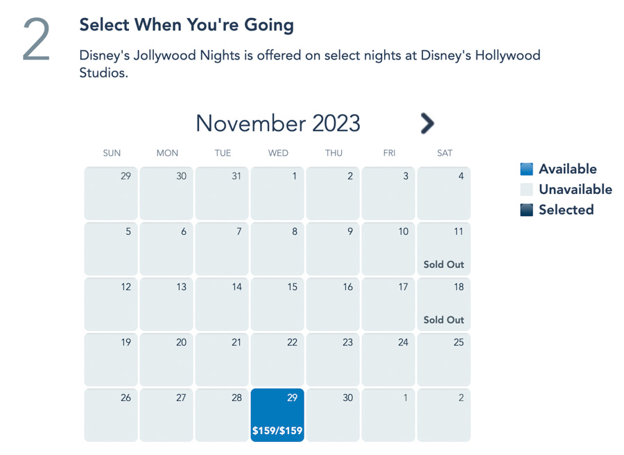MVMCP and Jollywood Nights Calendar Dates
