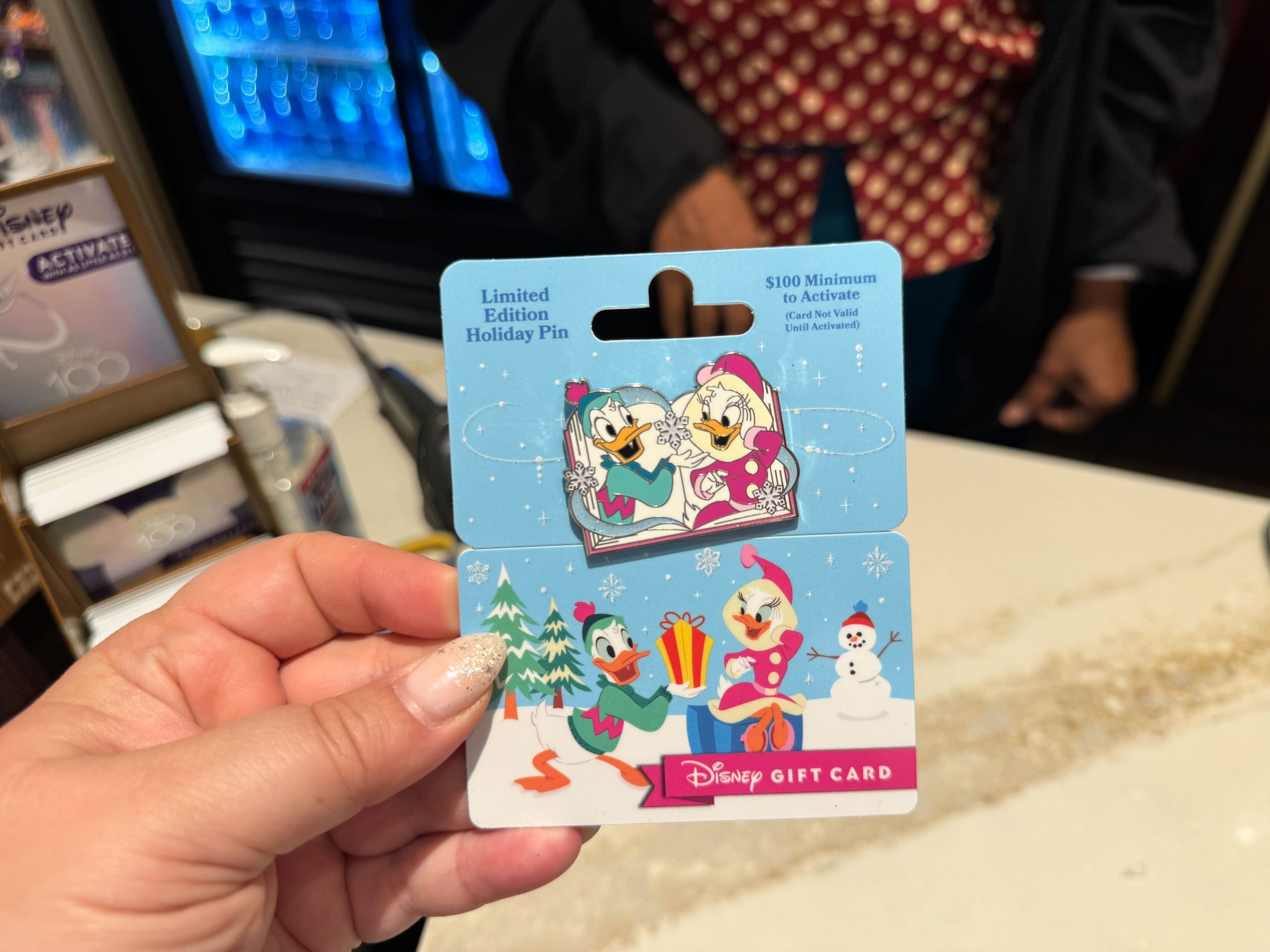 holiday pin gift cards
