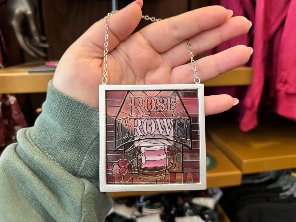 Rose and Crown ornament