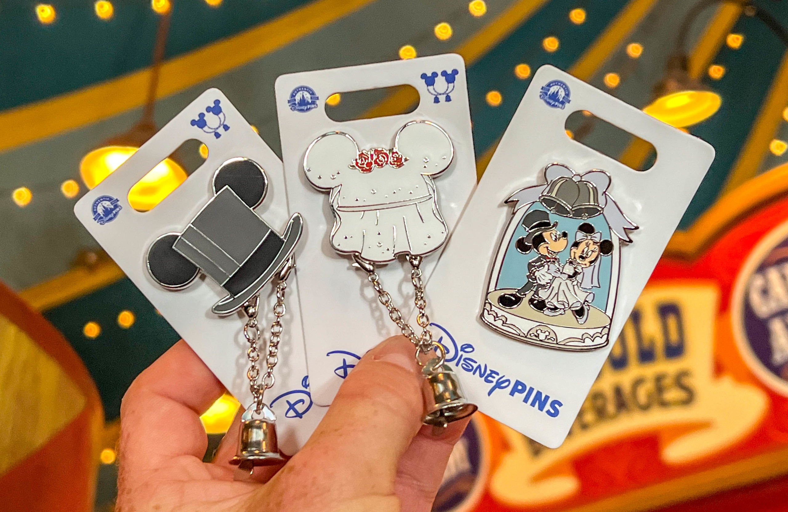 Disney wedding pins