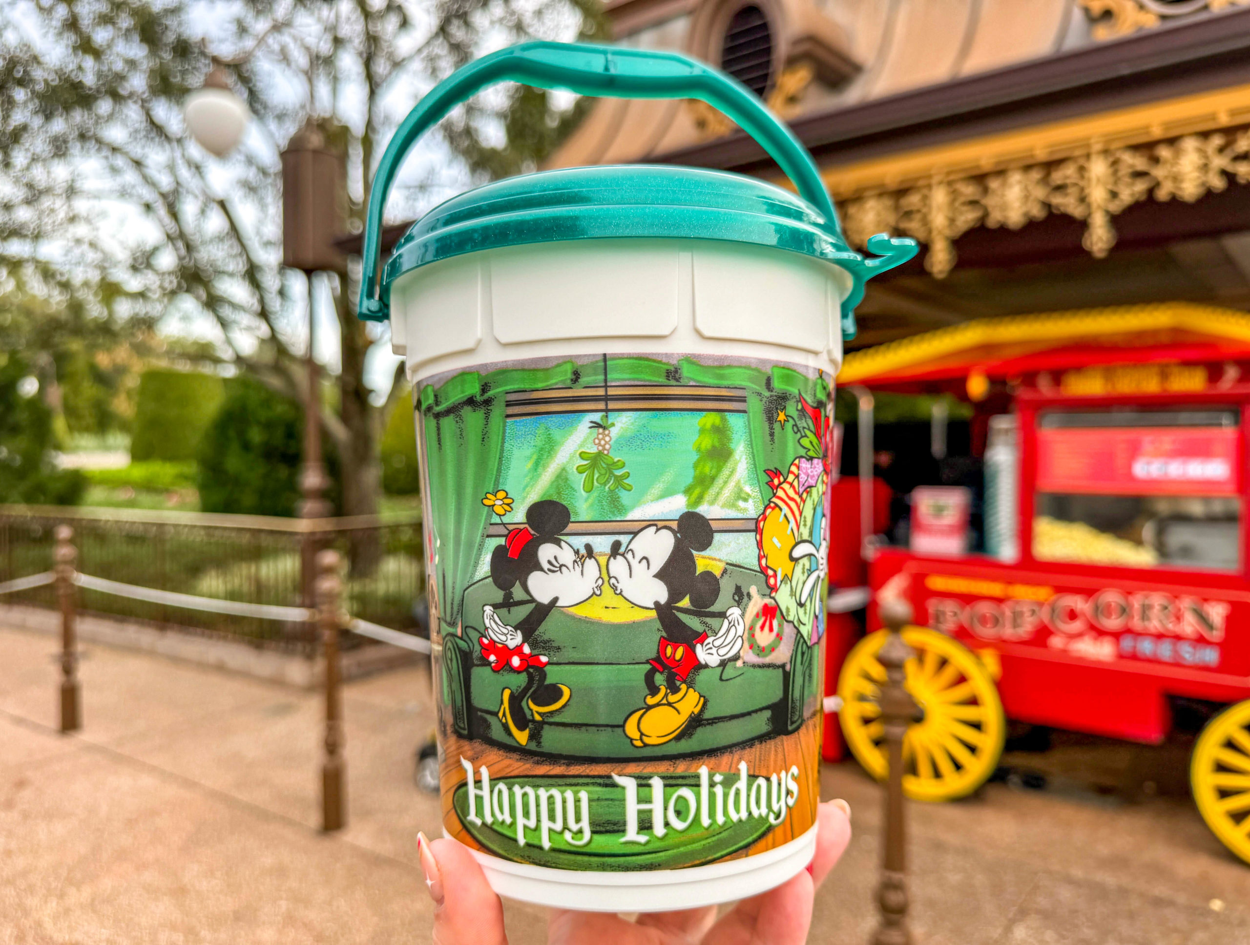Holiday Popcorn Bucket