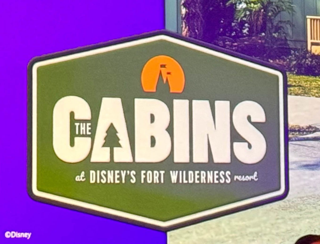 Fort Wilderness cabin logo
