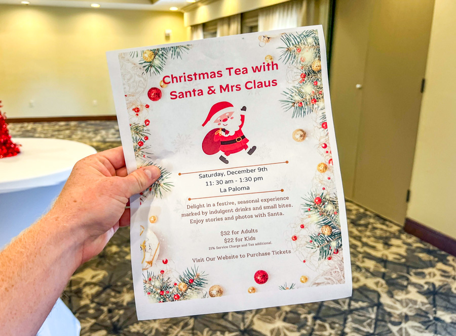 Christmas Tea with Santa & Mrs. Claus Mission Inn Resort + Club