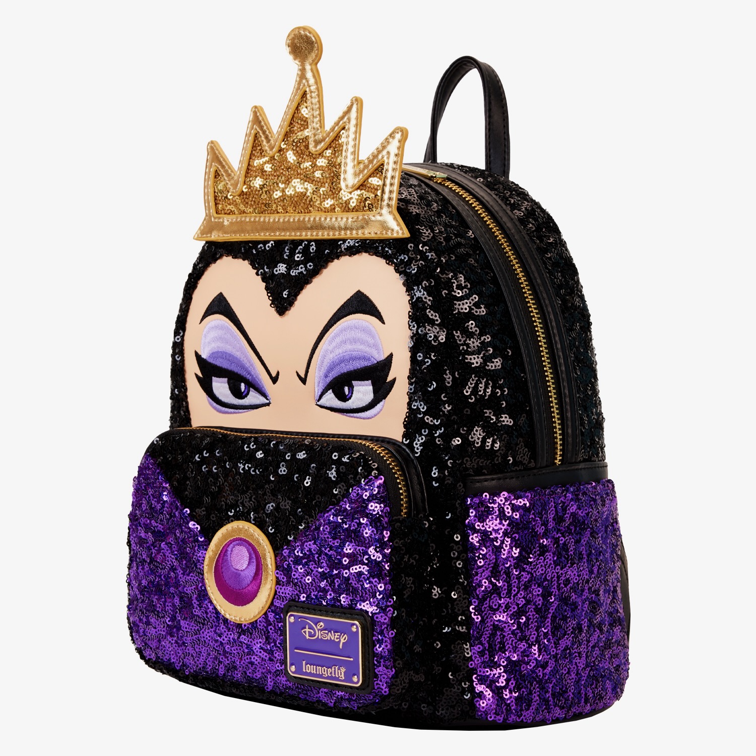 Evil Queen Loungefly Mini Backpack Side View