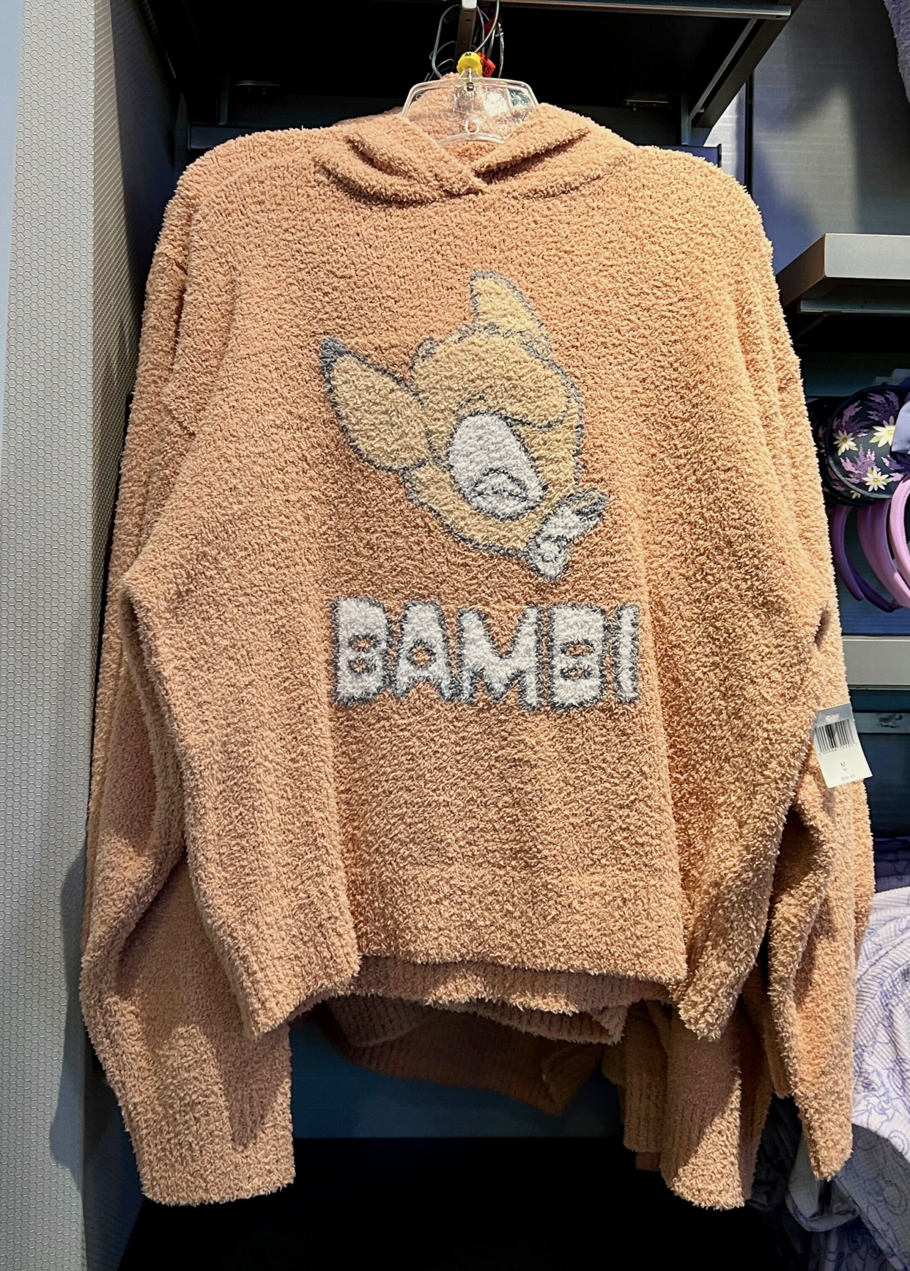 Bambi Fuzzy Hooded Sweatshirt