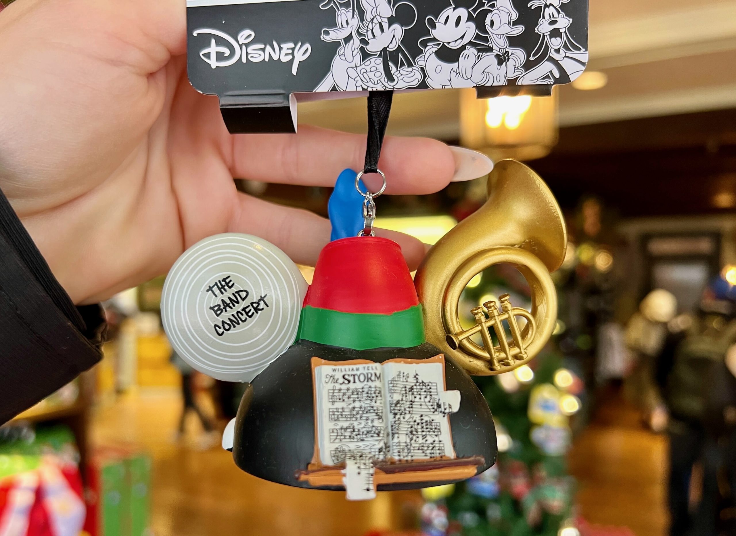 Mickey Band Sketchbook ornament