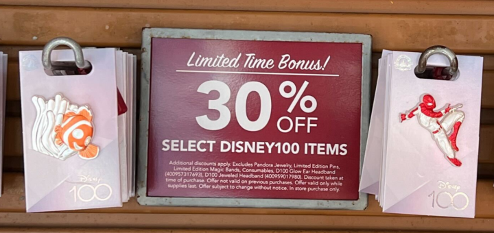 Disney100 Merchandise sale
