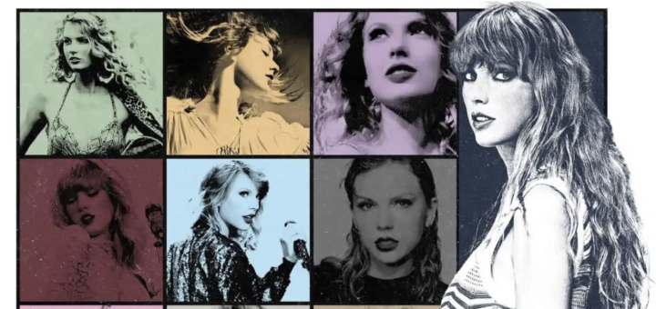 Taylor Swift Eras Tour Albums Promotional Concert Poster