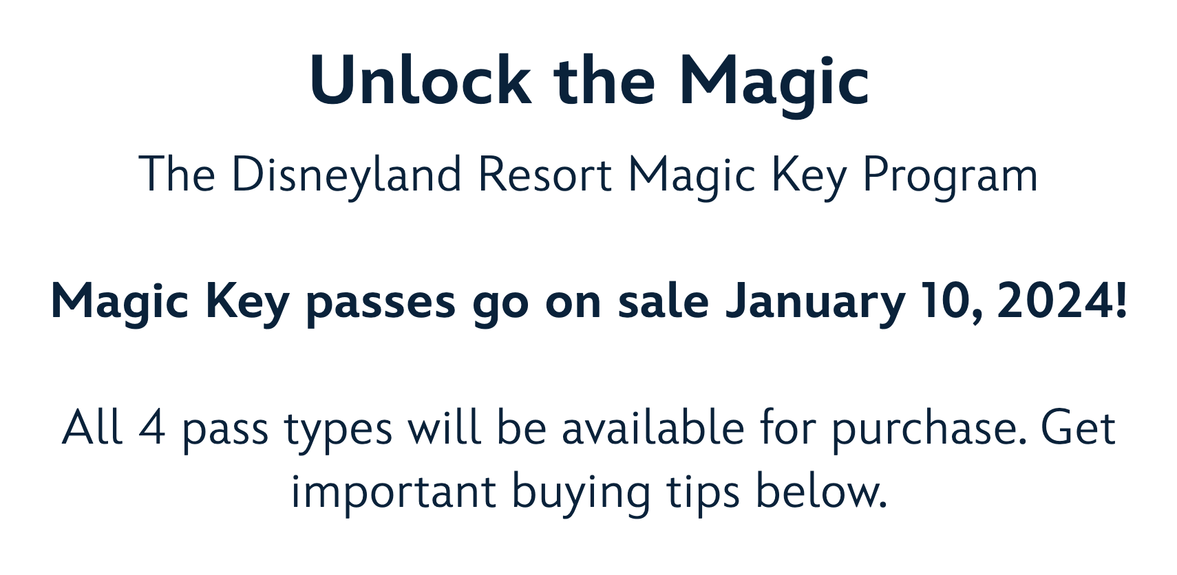 Magic Key sales resume