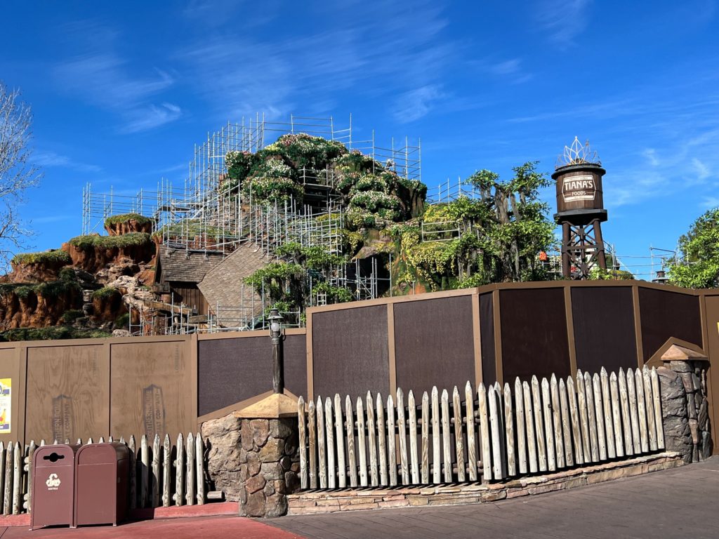 Frontierland Construction Up