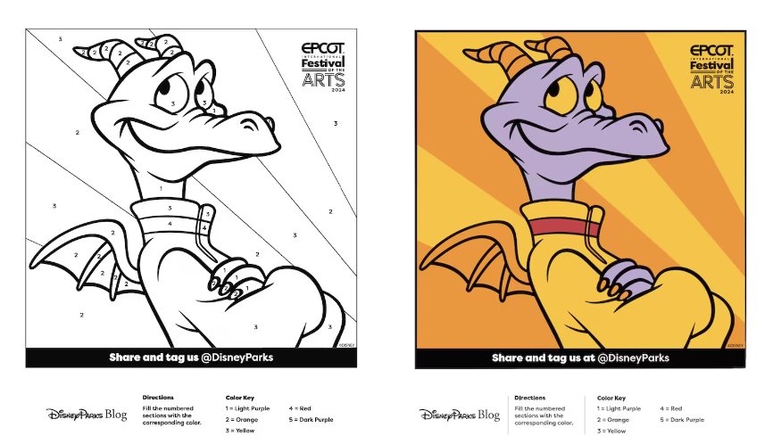 Figment Color by Number Sheet