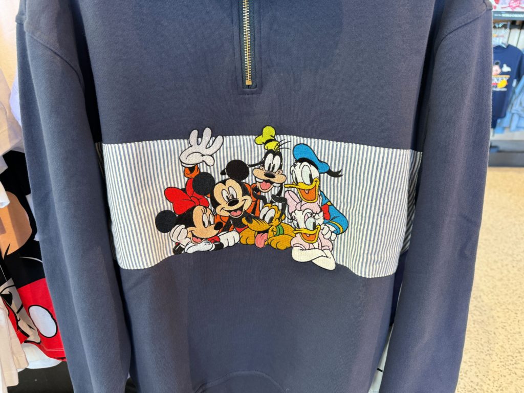 Mickey & Friends Quarter-zip pullover