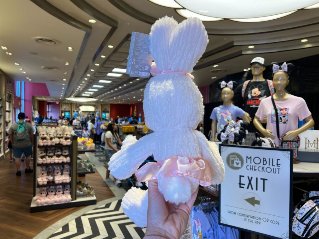 Mickey and Minnie Easter Bunny plush