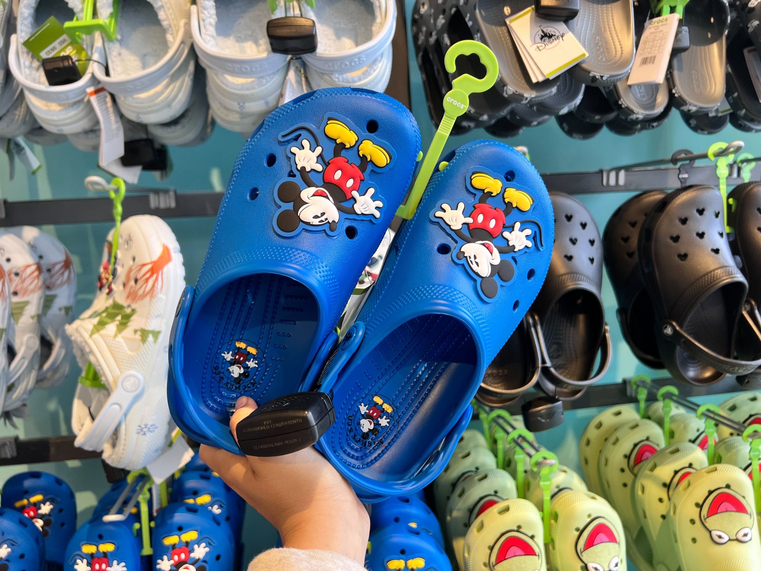 New Disney Crocs Jibbitz at Disney World