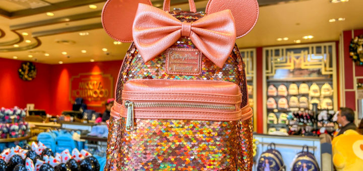 sequin Loungefly mini backpack