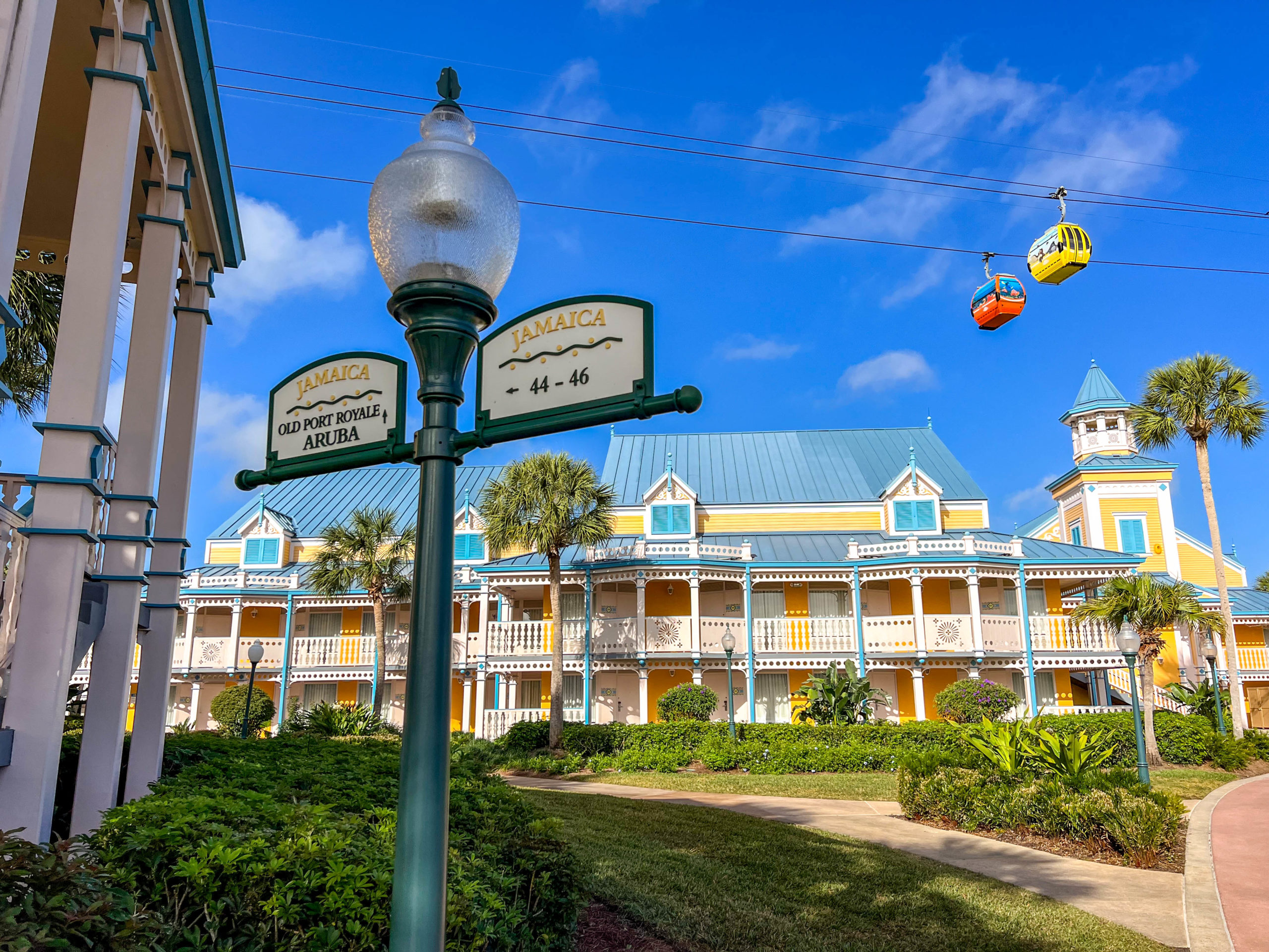 Disney's Caribbean Beach Resort Jamaica Buildings