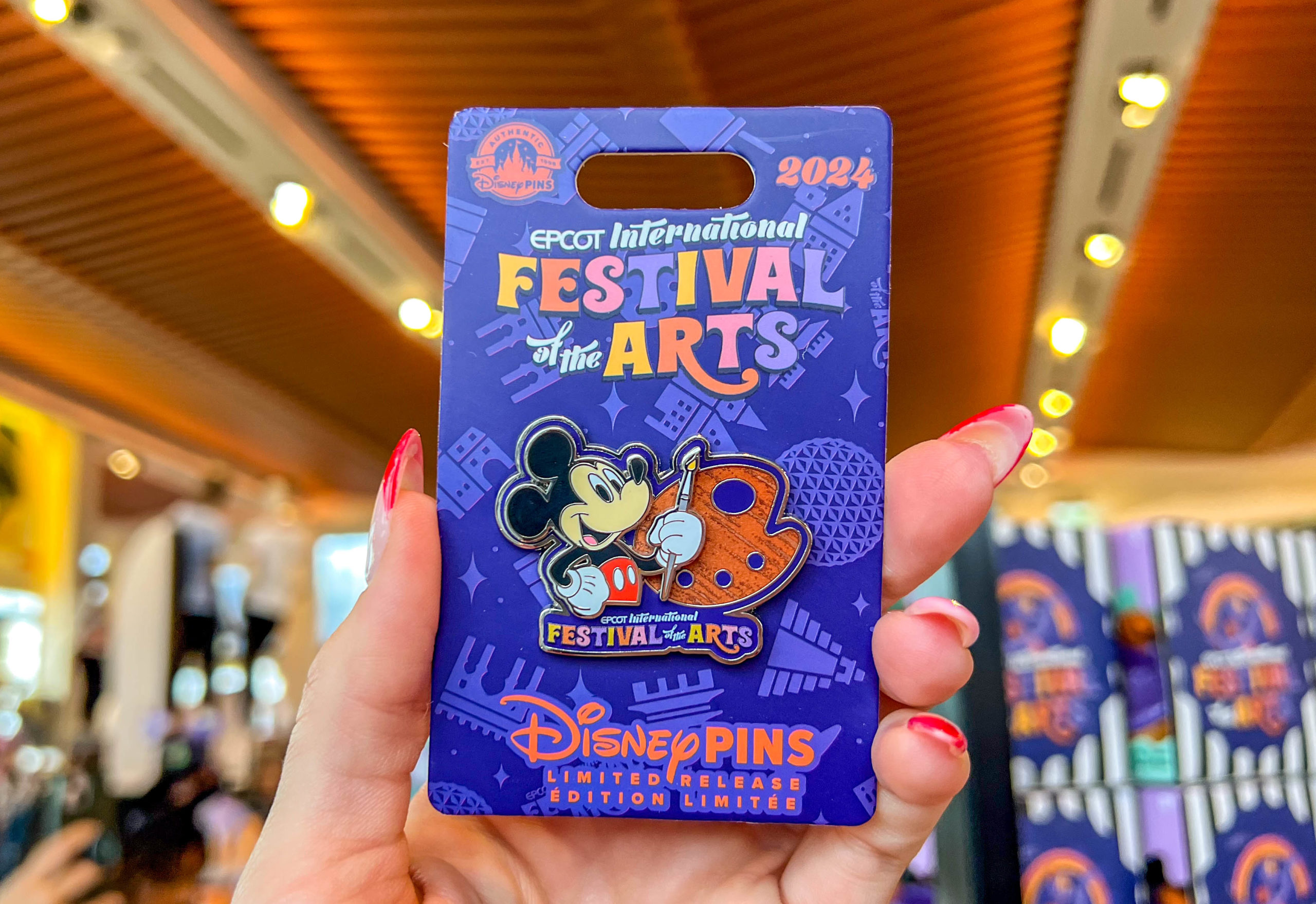 Mickey festival pin