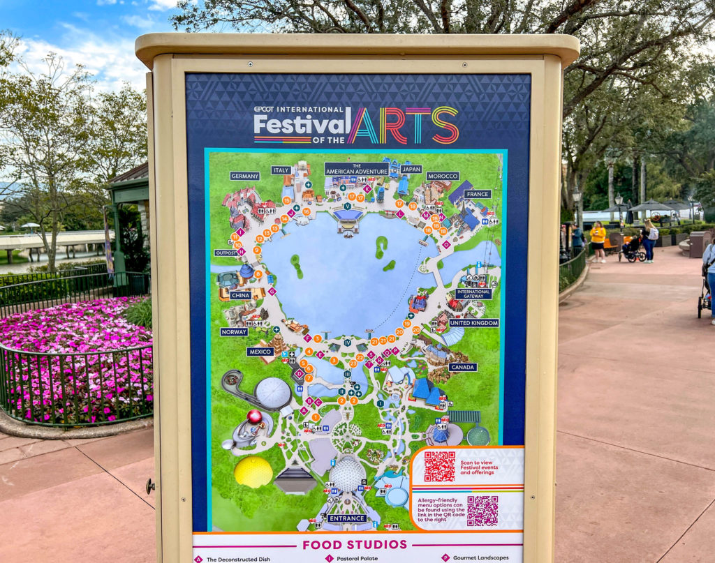 Festival of the Arts Map