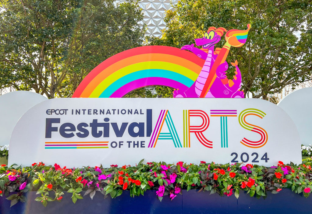 2024 EPCOT International Festival of the Arts sign