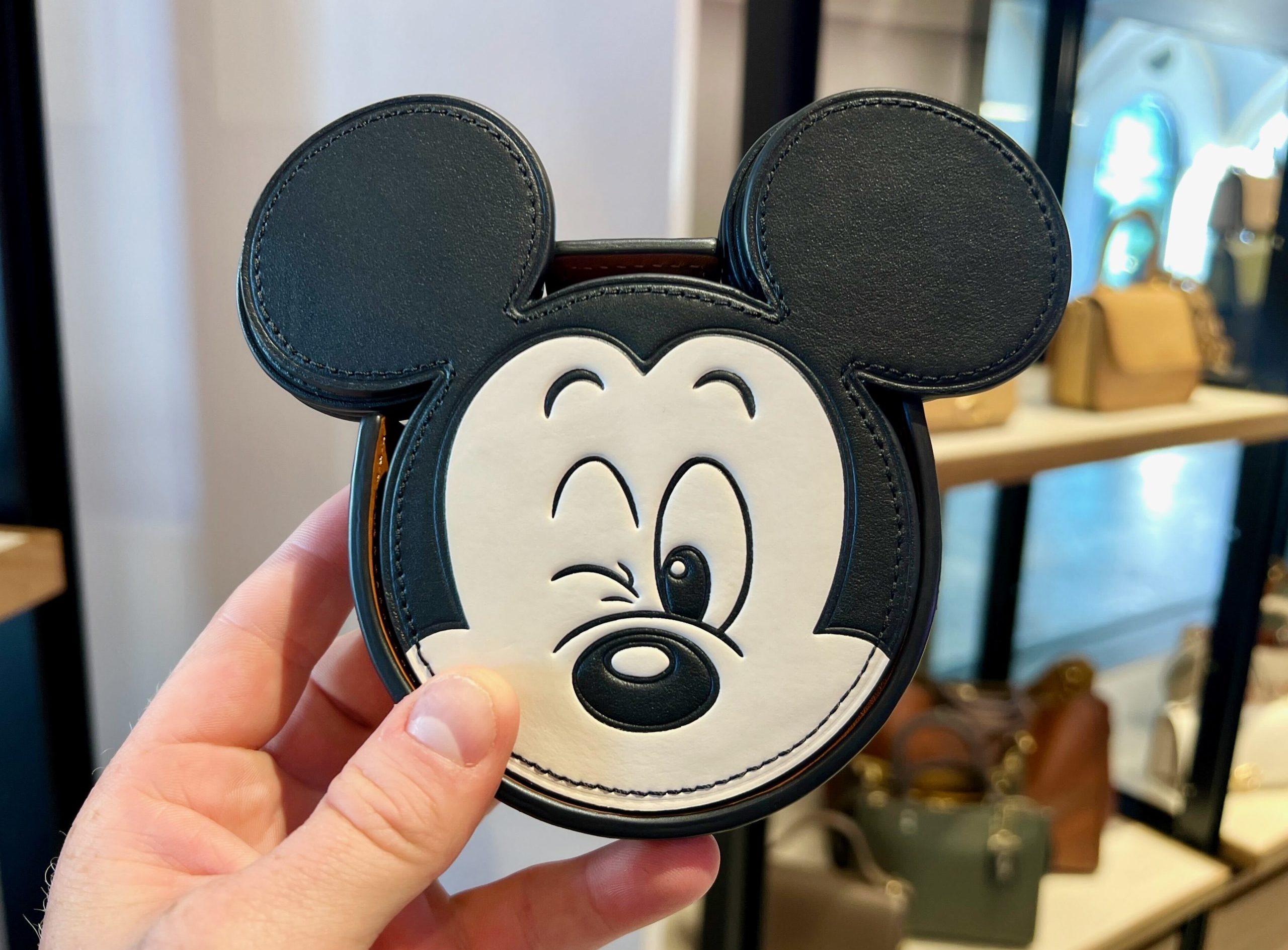 Coach Leather Mickey Coasters