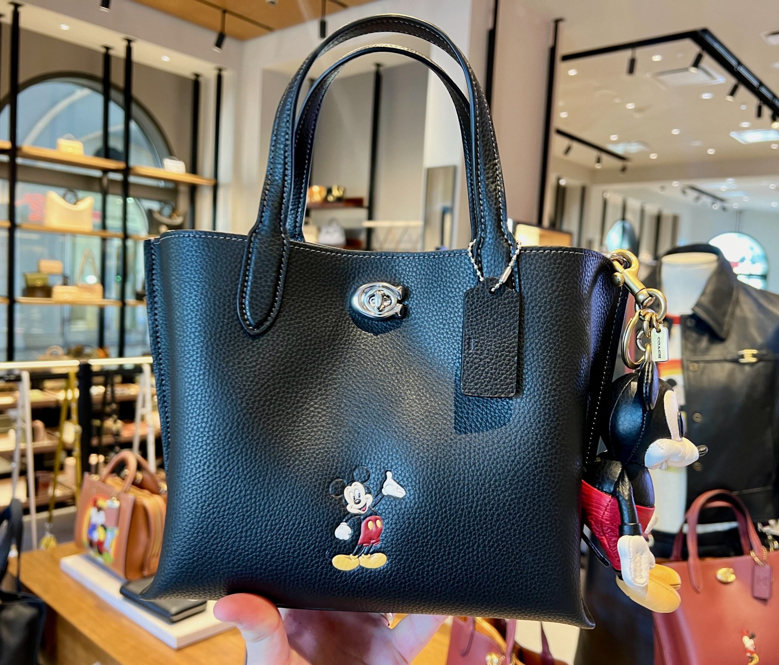 Coach leather Mickey tote