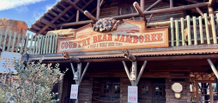 Country Bear Jamboree Closed for Refurbishment in Magic Kingdom