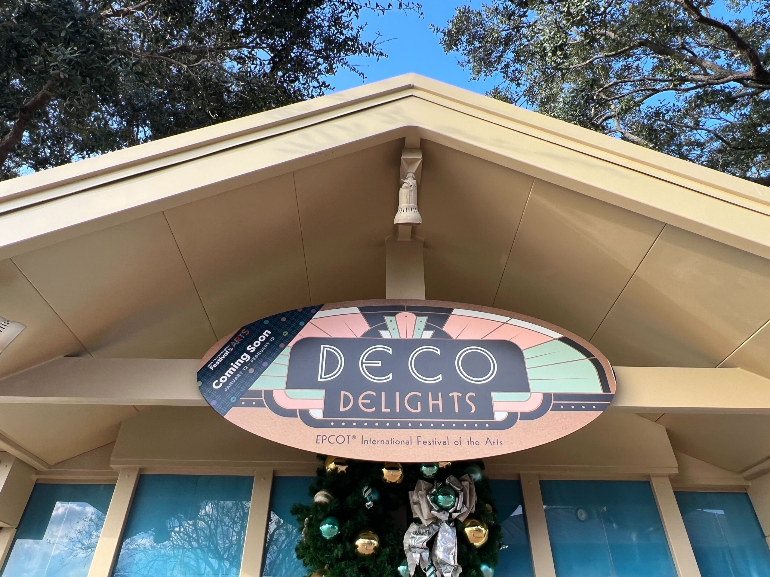 Deco Delights Coming Soon Sign