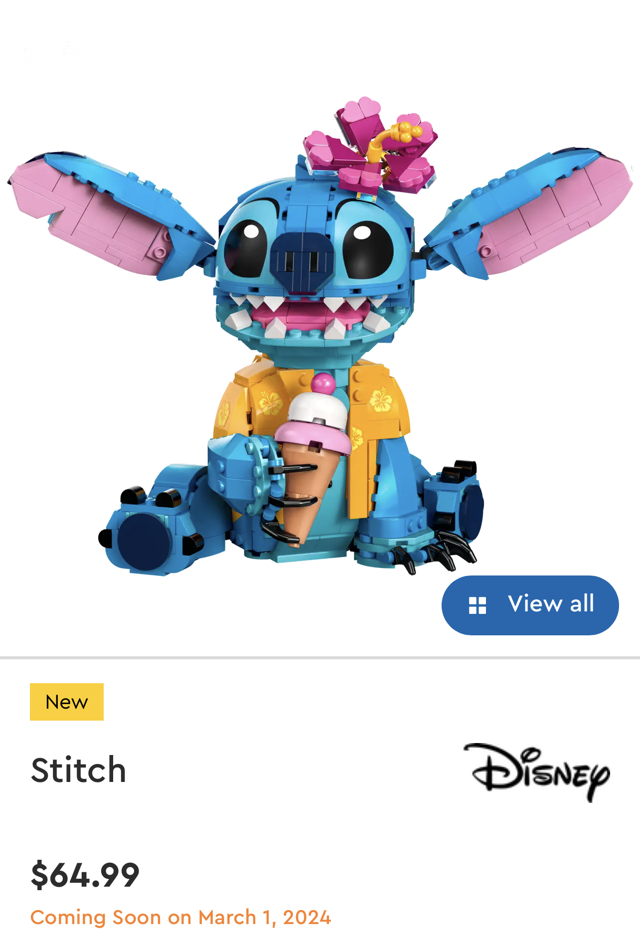 Disney Lego Stitch