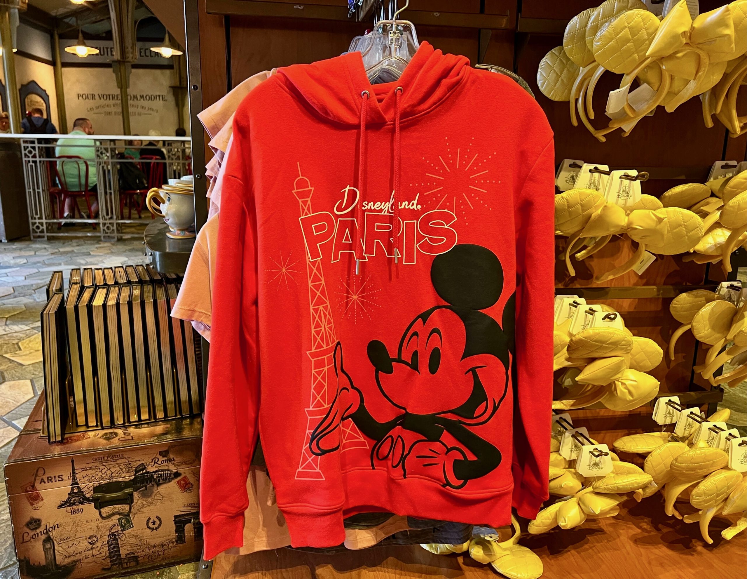 Disneyland Paris Mickey Red Hooded Sweatshirt
