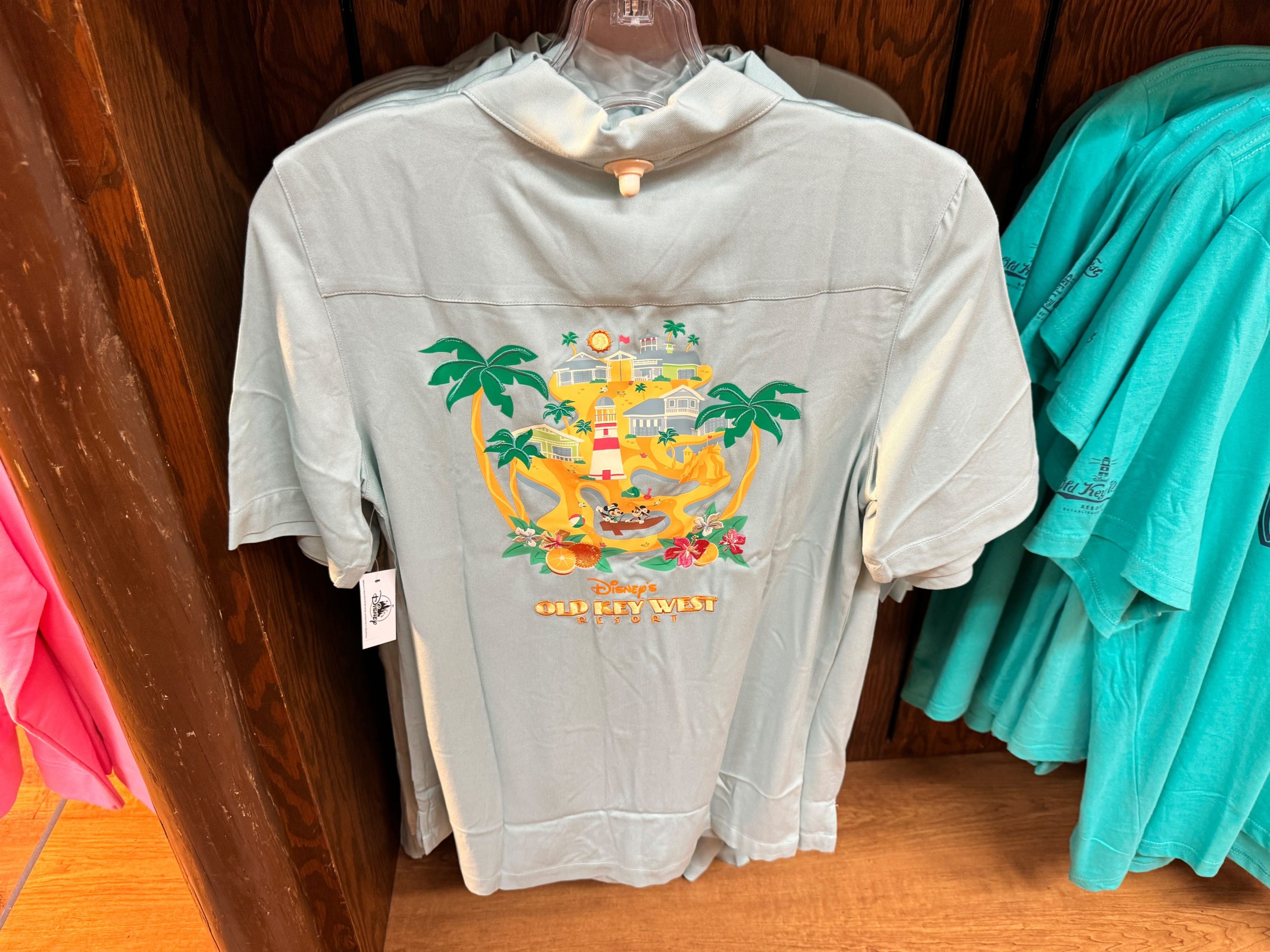 Disney's Old Key West Resort Button Up Shirt