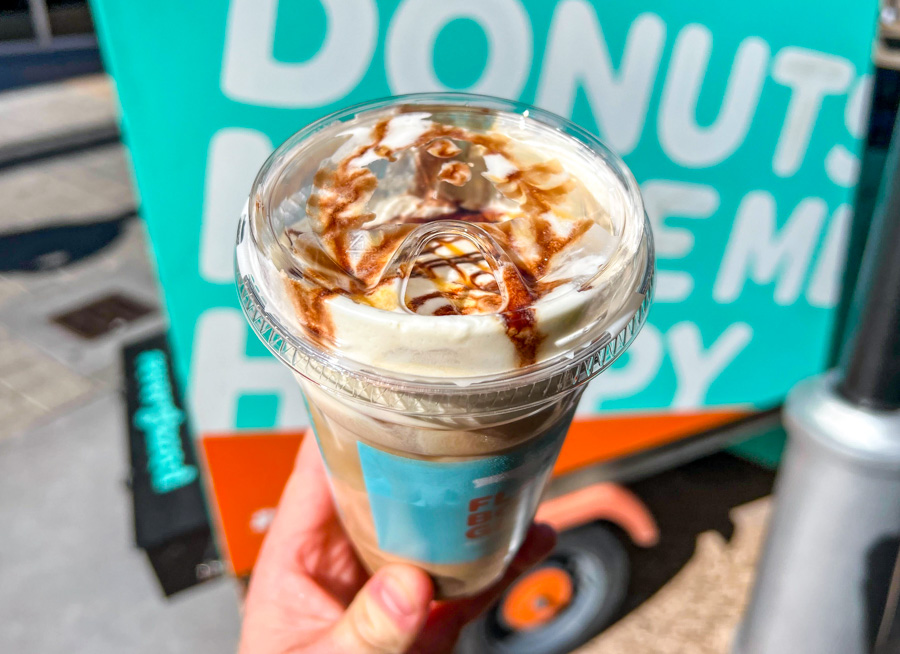 Everglazed Girl Scout Cookies Donut Thin Mint Somoas Cold Brew Caramel Coconut-