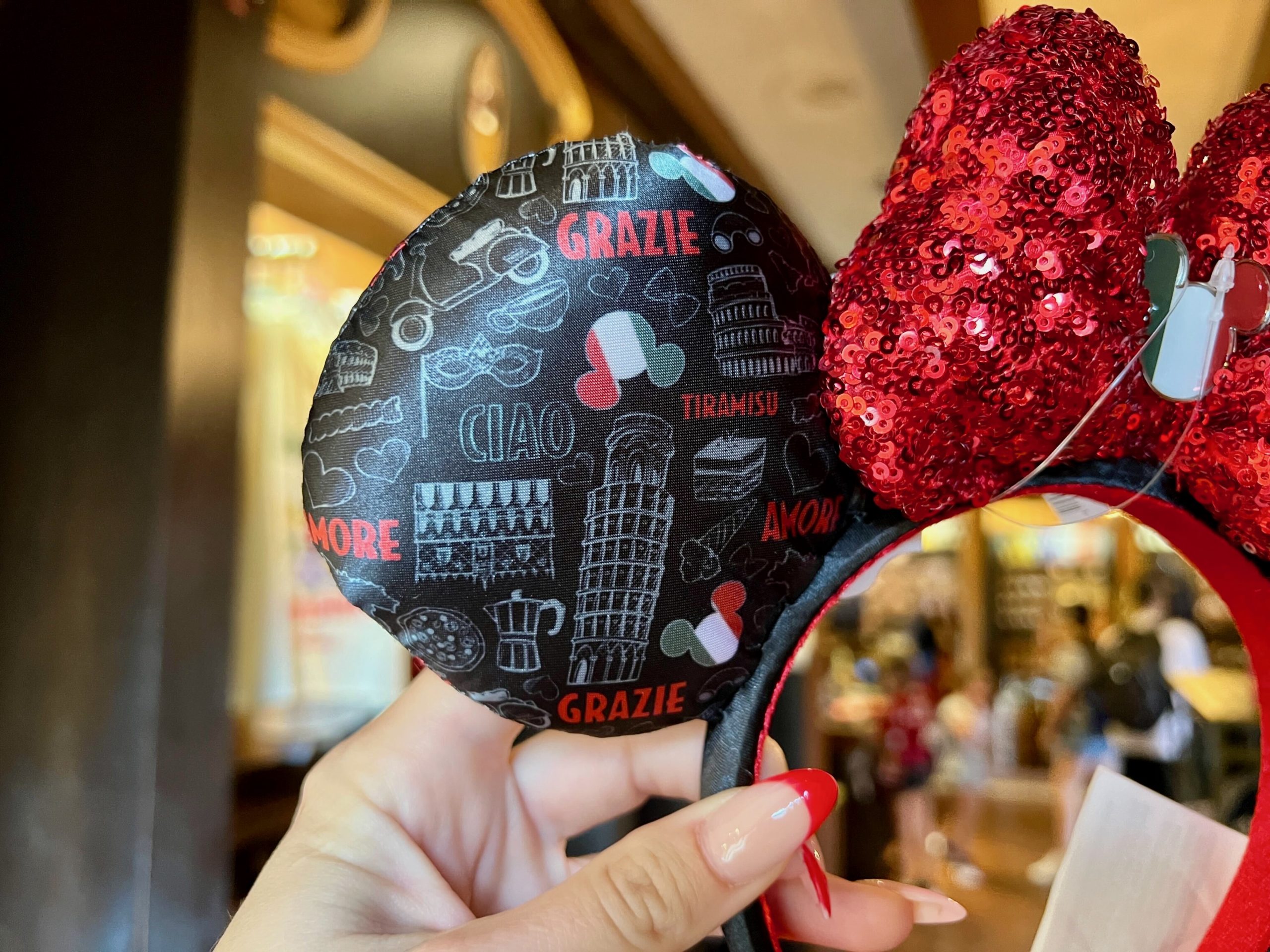 Italy Minnie Ears Close Up