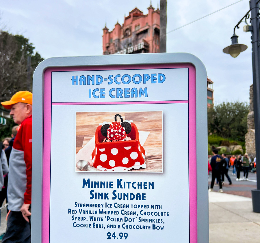 Minnie Kitchen Sink Sundae Hollywood Scoops Studios
