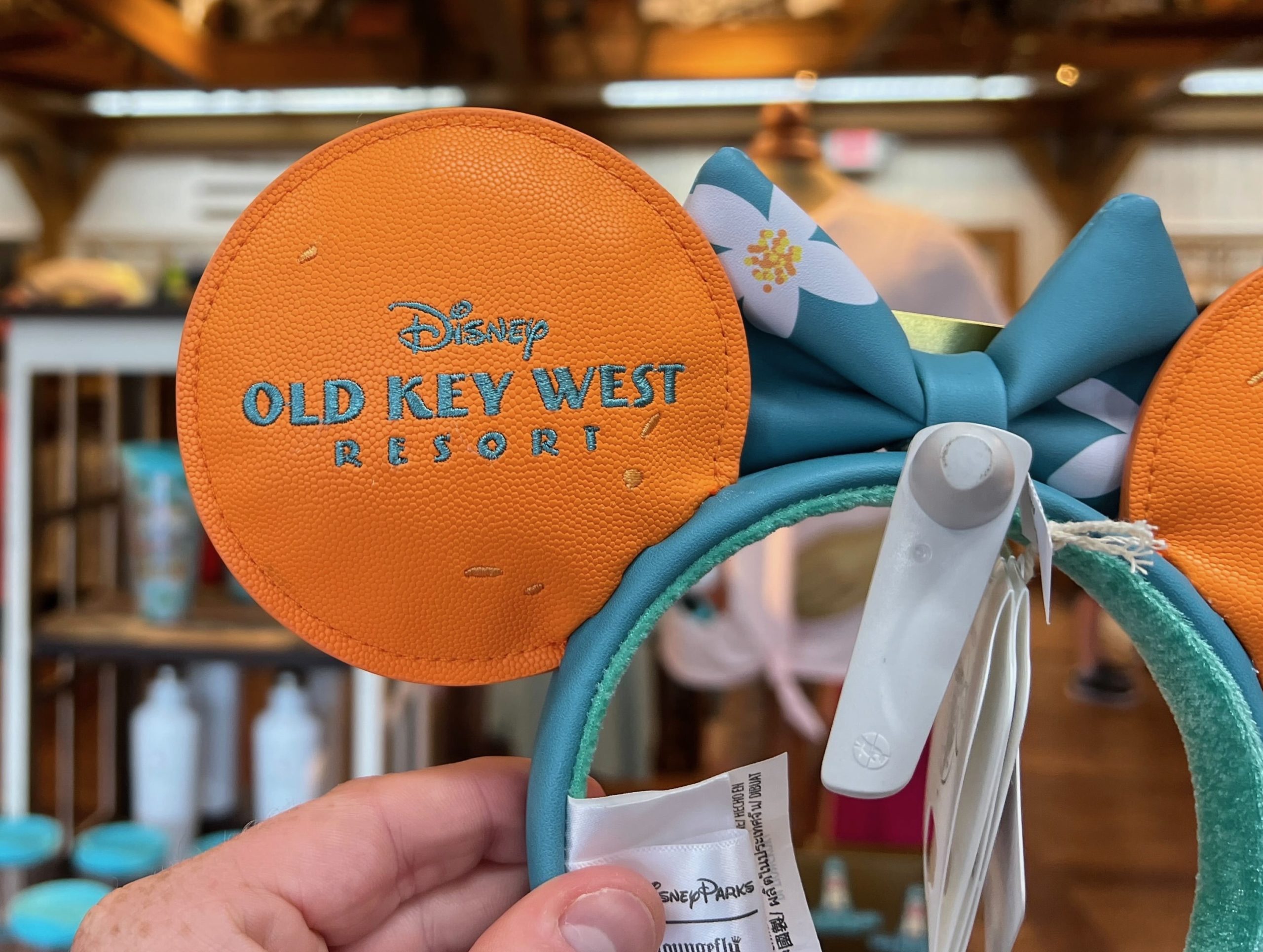 Old Key West Minnie Ears Orange Scented Resort Logo