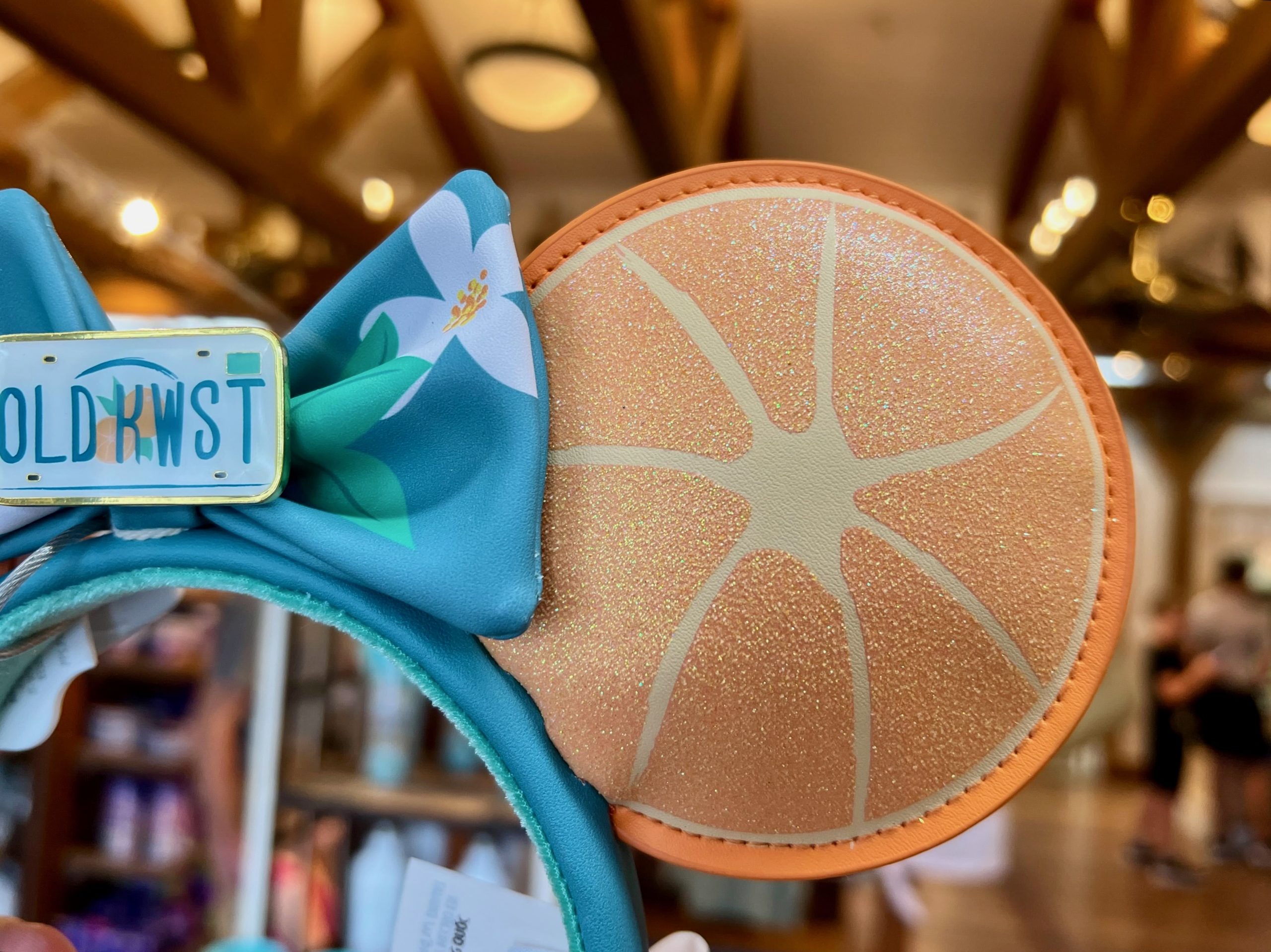 Old Key West Orange Scented Minnie Ears Close Up