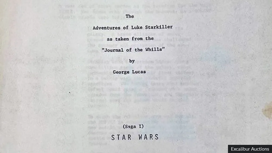 Harrison Ford Star Wars Script