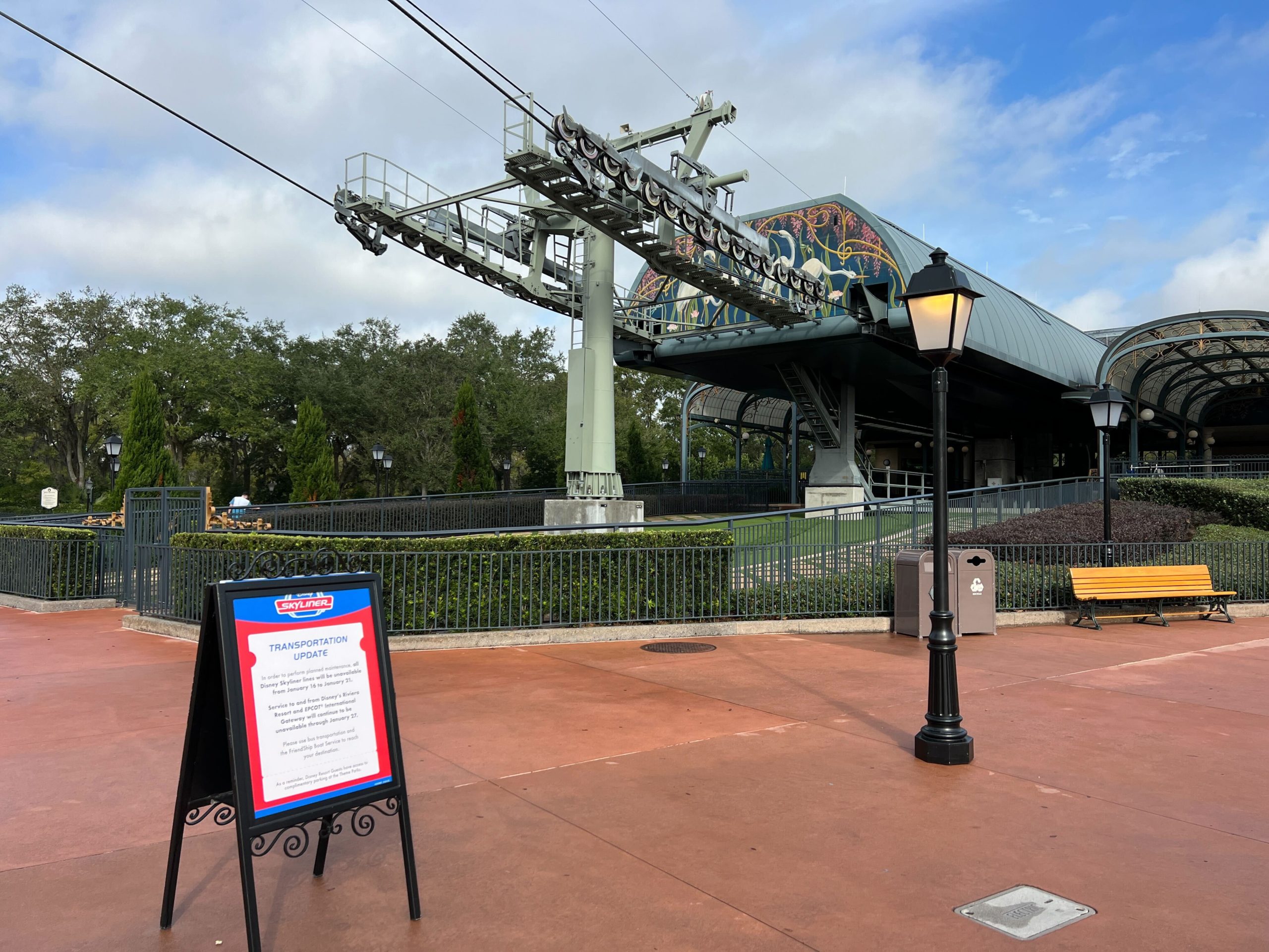 Skyliner was closed for refurbishment