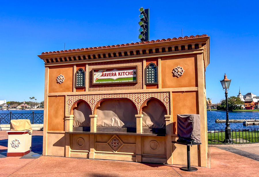 2024 EPCOT International Flower and Garden Festival Outdoor Kitchens Food Booths