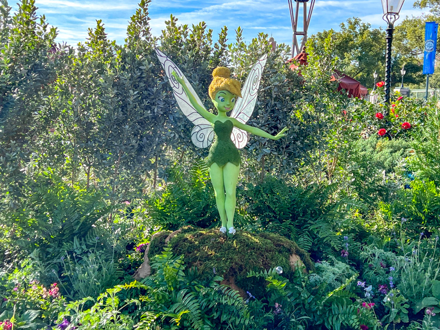 2024 EPCOT International Flower and Garden Festival Tinker Bell Topiary