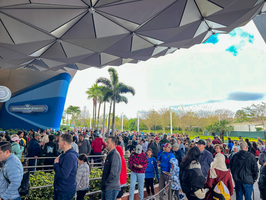 2024 Presidents Day Crowds EPCOT